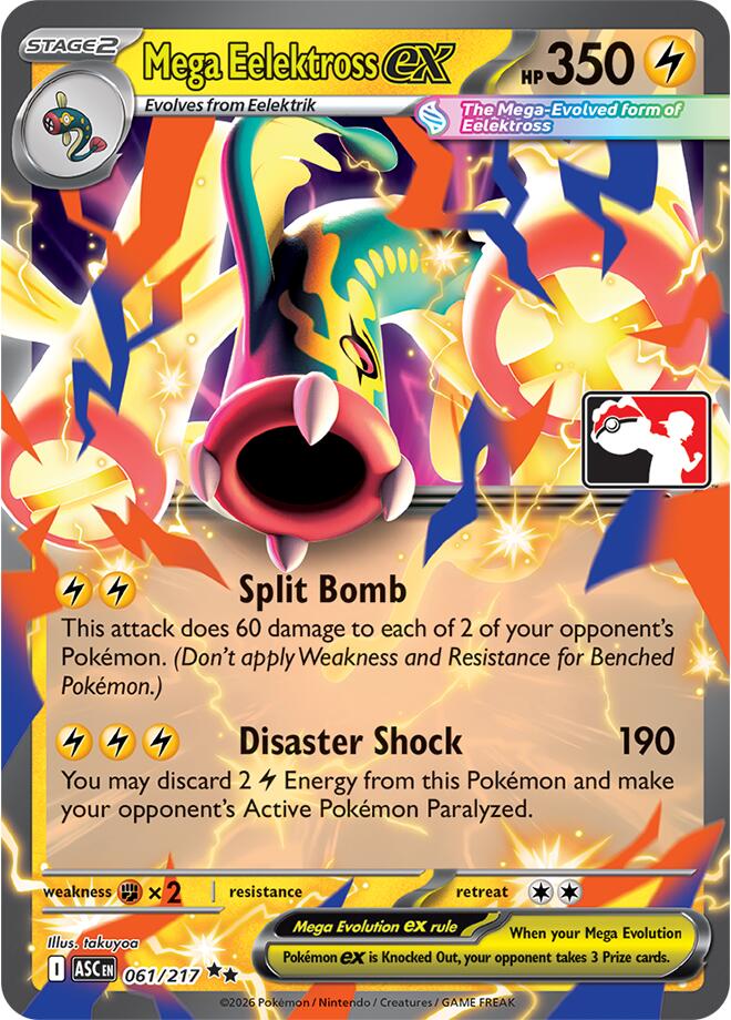Mega Eelektross ex (061/217) [Prize Pack Series Nine] | Chromatic Games