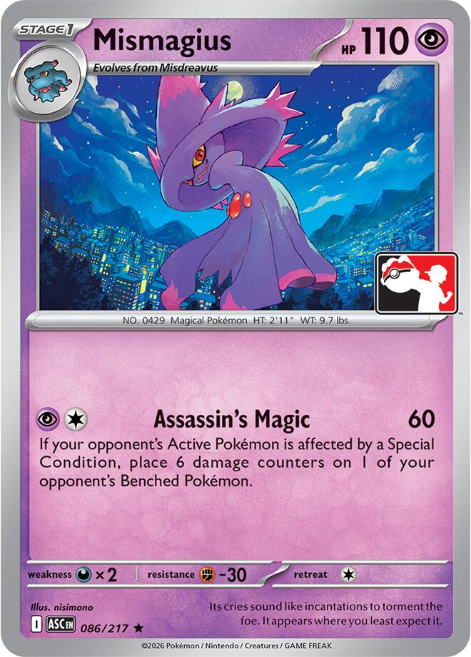 Mismagius (086/217) [Prize Pack Series Nine] | Chromatic Games