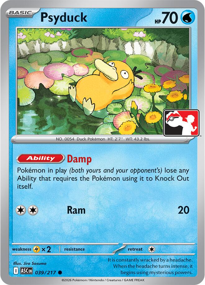 Psyduck (039/217) [Prize Pack Series Nine] | Chromatic Games