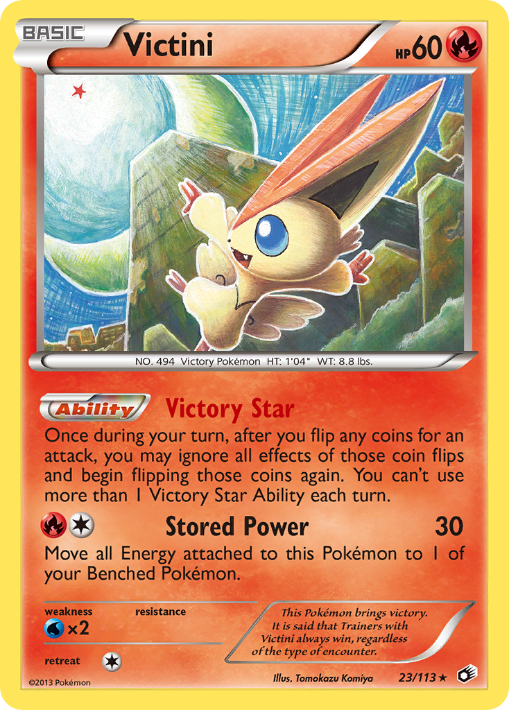 Victini (23/113) (Theme Deck Exclusive) [Black & White: Legendary Treasures] | Chromatic Games