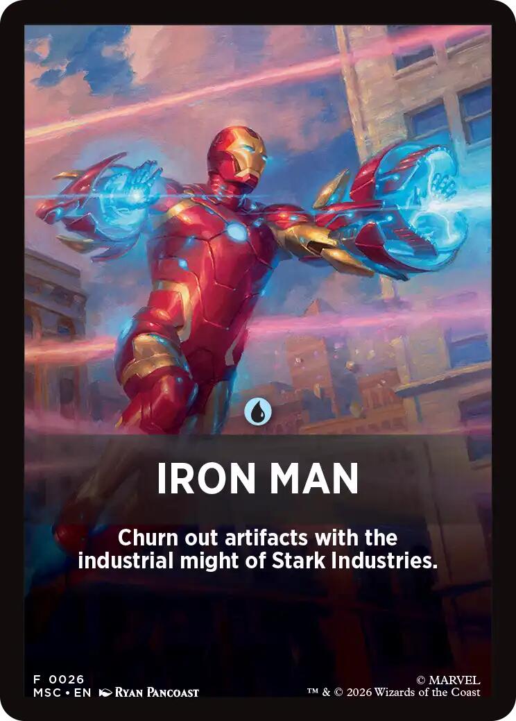 Iron Man Theme Card [Marvel Super Heroes Commander] | Chromatic Games
