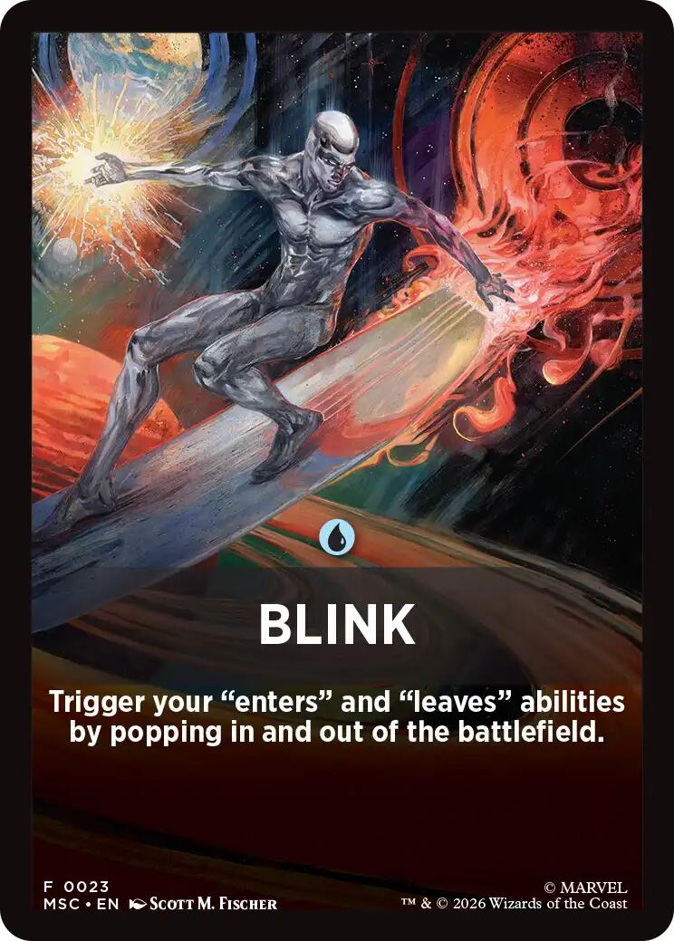 Blink Theme Card [Marvel Super Heroes Commander] | Chromatic Games