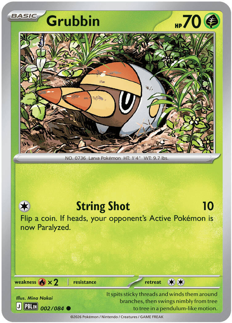 Grubbin (002/084) [Mega Evolution: Pitch Black] | Chromatic Games