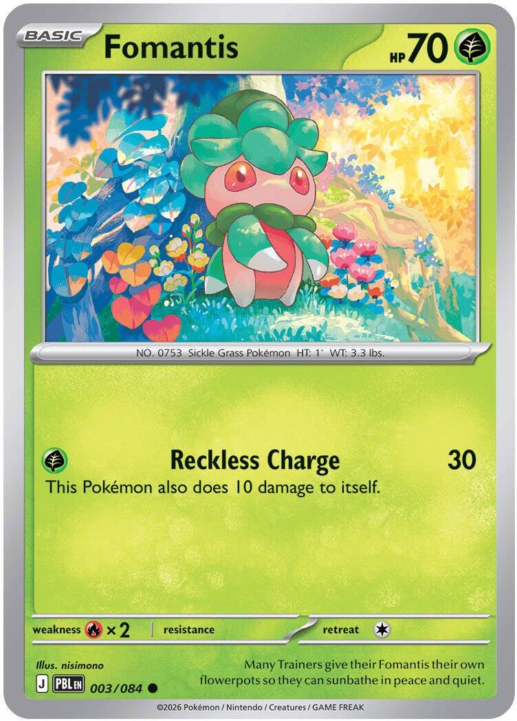 Fomantis (003/084) [Mega Evolution: Pitch Black] | Chromatic Games
