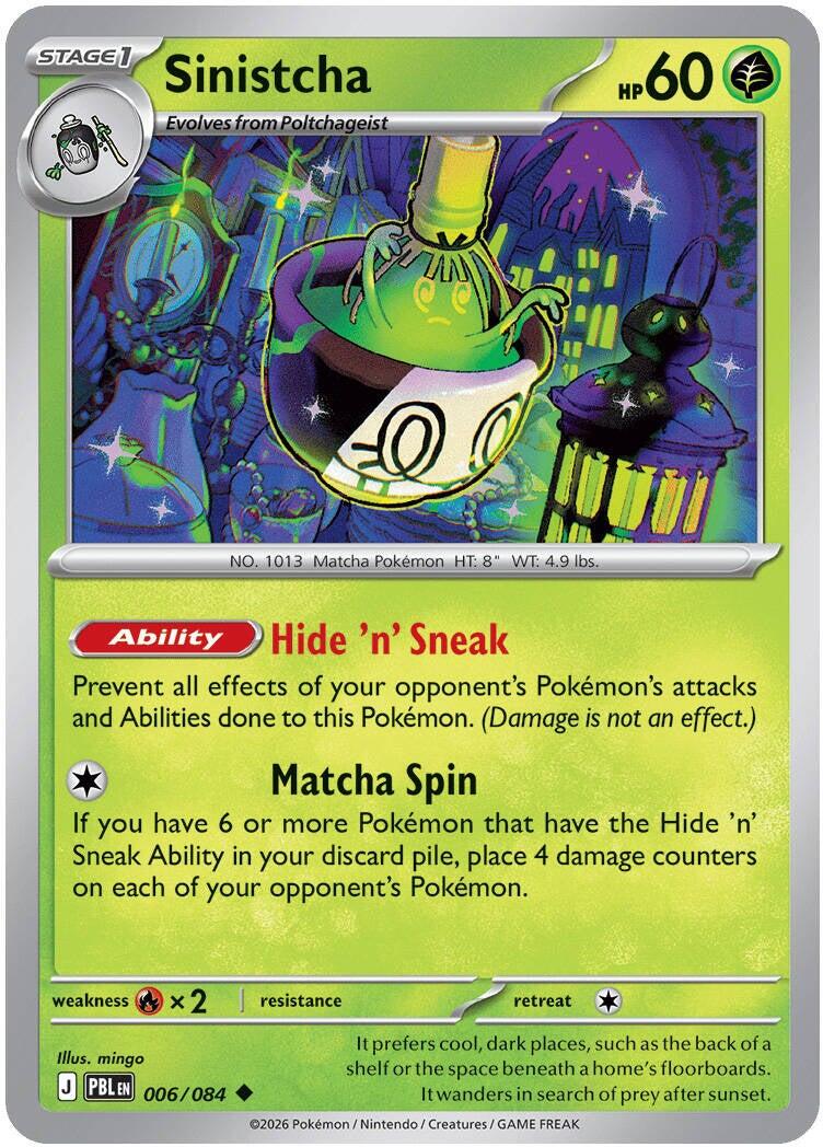 Sinistcha (006/084) [Mega Evolution: Pitch Black] | Chromatic Games