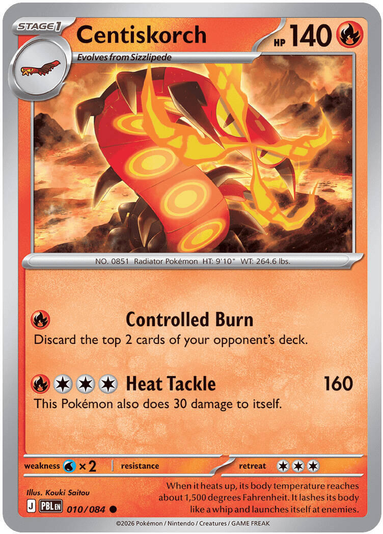 Centiskorch (010/084) [Mega Evolution: Pitch Black] | Chromatic Games