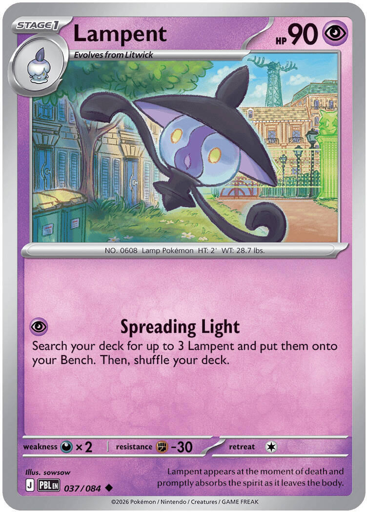 Lampent (037/084) [Mega Evolution: Pitch Black] | Chromatic Games
