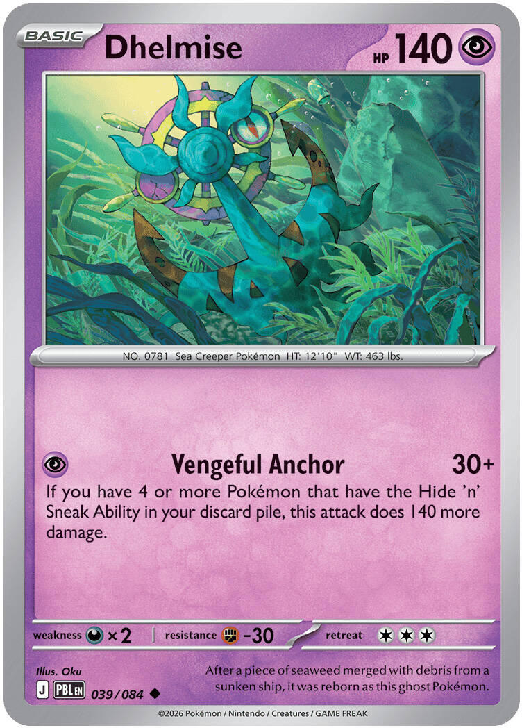 Dhelmise (039/084) [Mega Evolution: Pitch Black] | Chromatic Games