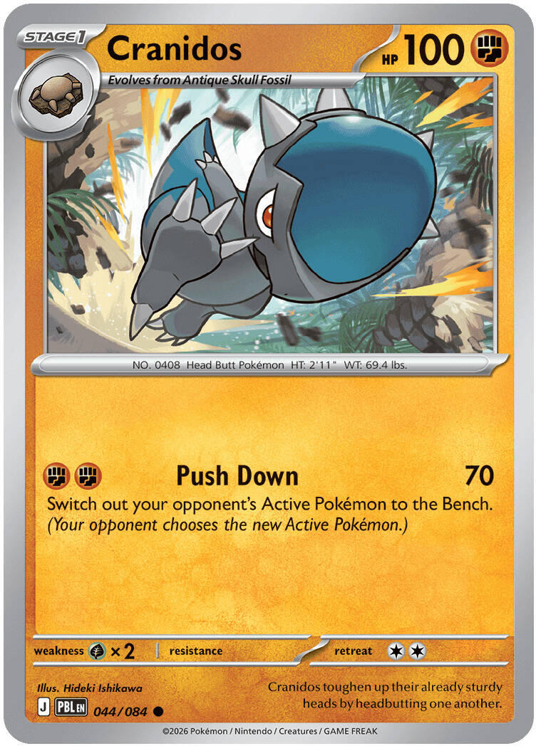 Cranidos (044/084) [Mega Evolution: Pitch Black] | Chromatic Games