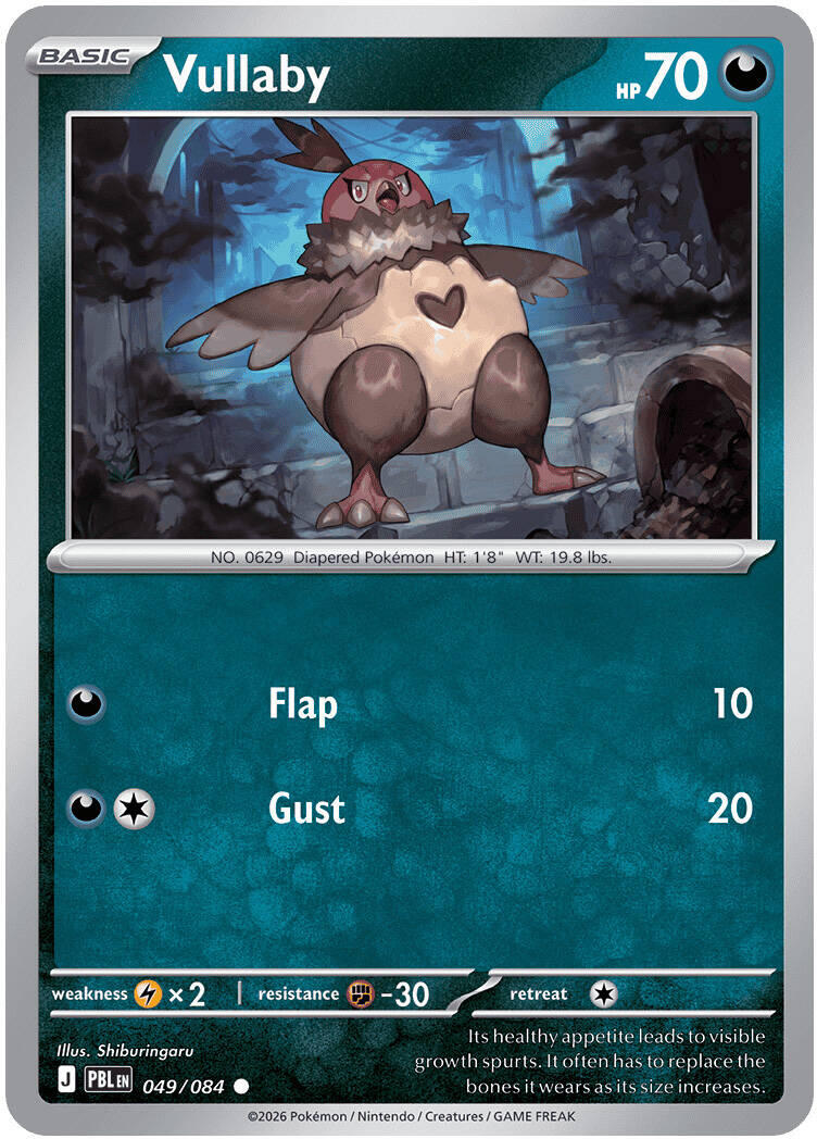 Vullaby (049/084) [Mega Evolution: Pitch Black] | Chromatic Games
