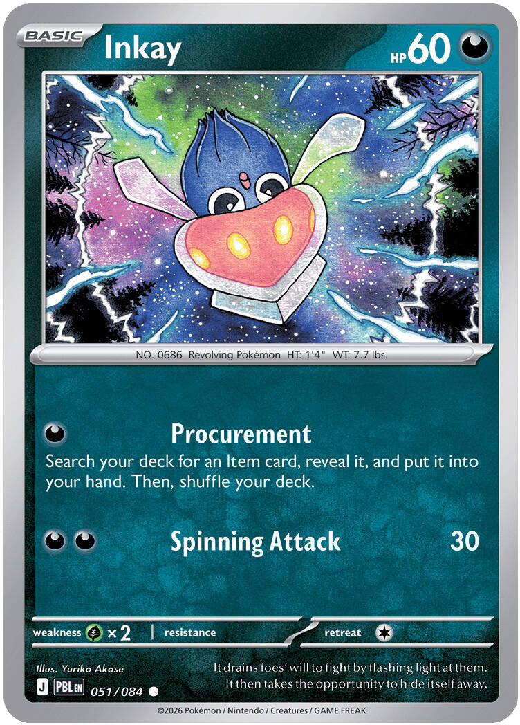 Inkay (051/084) [Mega Evolution: Pitch Black] | Chromatic Games