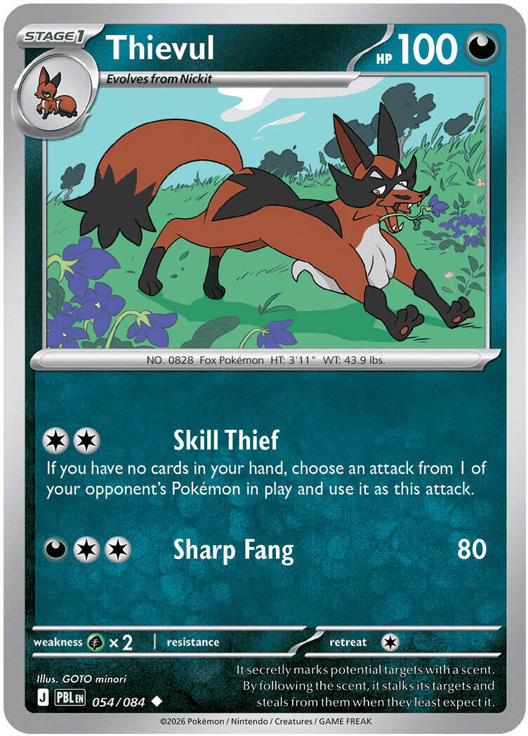 Thievul (054/084) [Mega Evolution: Pitch Black] | Chromatic Games