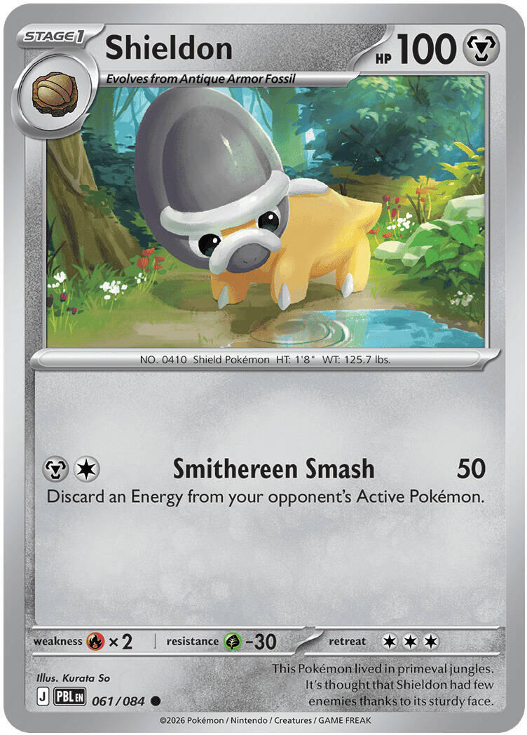 Shieldon (061/084) [Mega Evolution: Pitch Black] | Chromatic Games