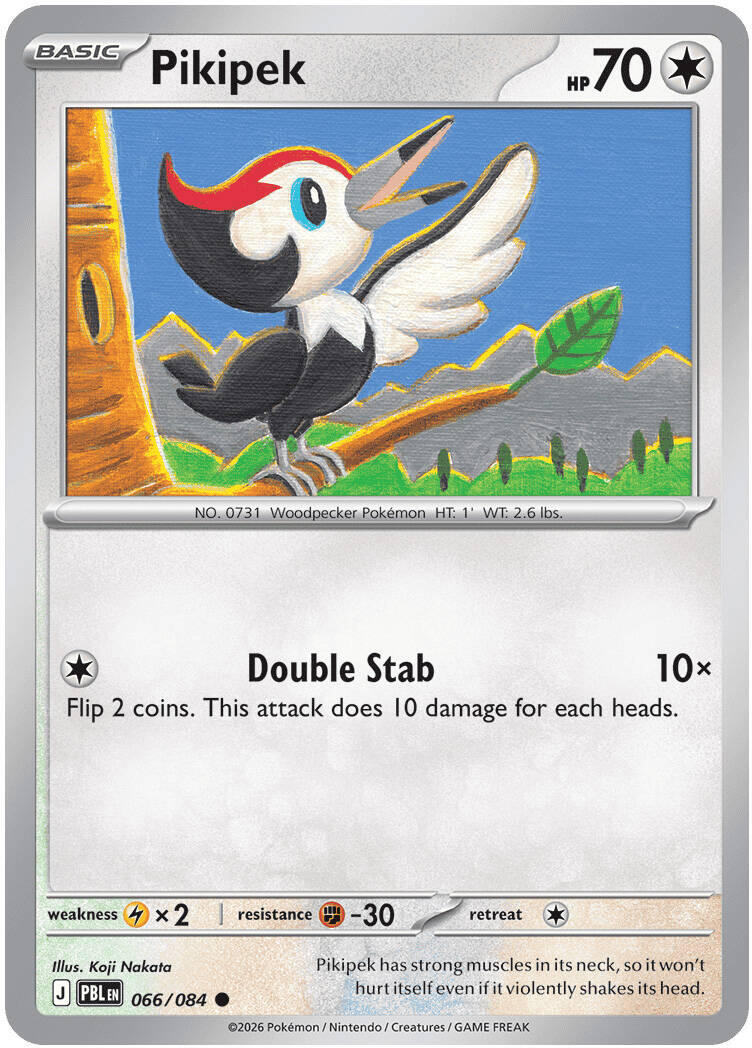 Pikipek (066/084) [Mega Evolution: Pitch Black] | Chromatic Games