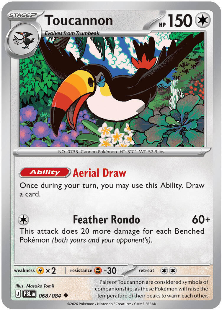 Toucannon (068/084) [Mega Evolution: Pitch Black] | Chromatic Games