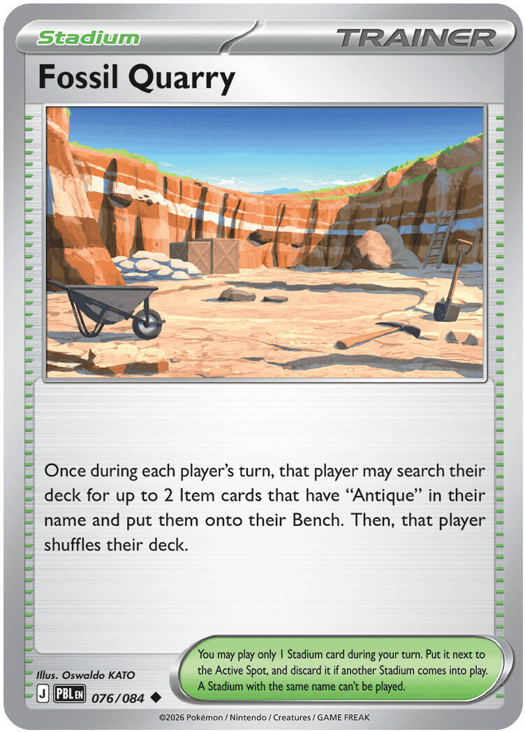 Fossil Quarry (076/084) [Mega Evolution: Pitch Black] | Chromatic Games