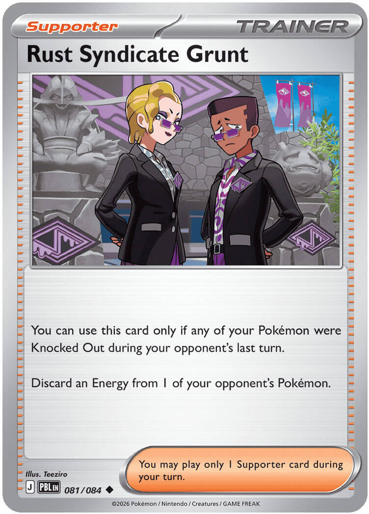 Rust Syndicate Grunt (081/084) [Mega Evolution: Pitch Black] | Chromatic Games