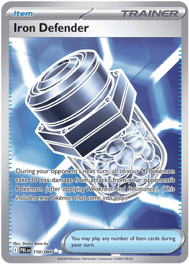 Iron Defender (110/084) [Mega Evolution: Pitch Black] | Chromatic Games