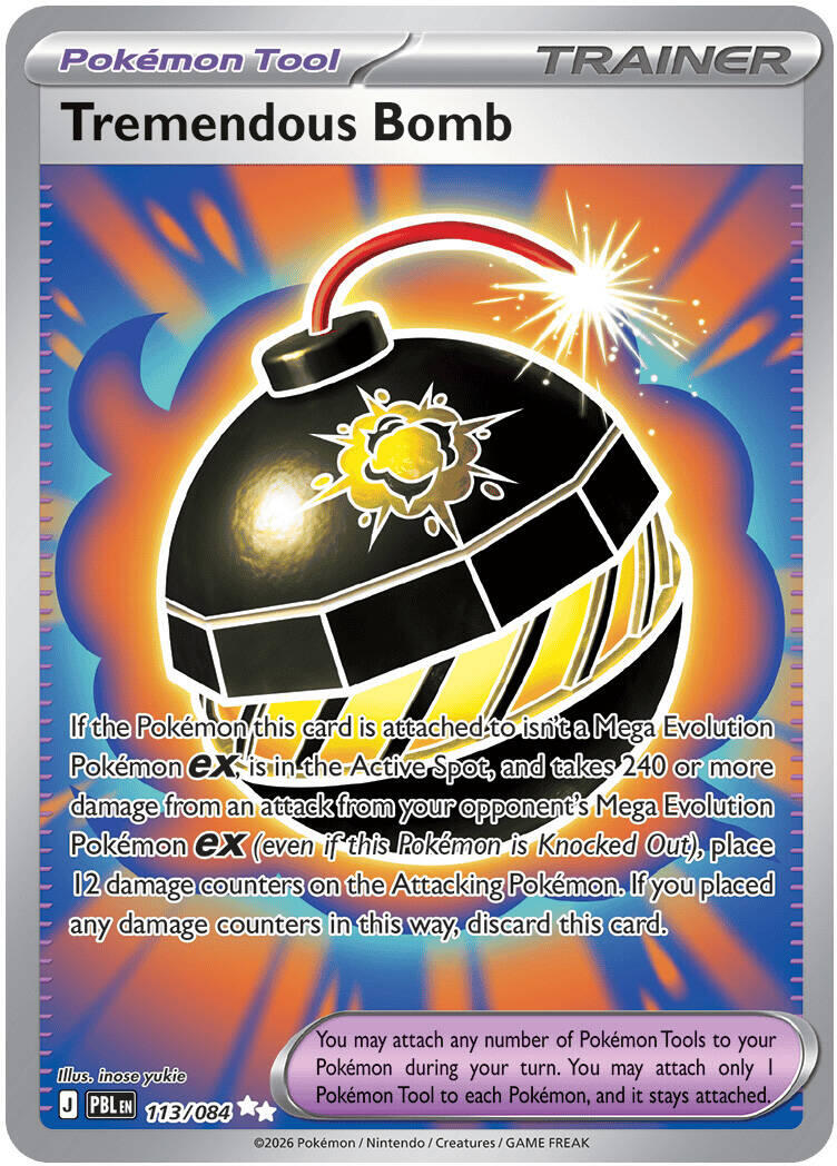 Tremendous Bomb (113/084) [Mega Evolution: Pitch Black] | Chromatic Games