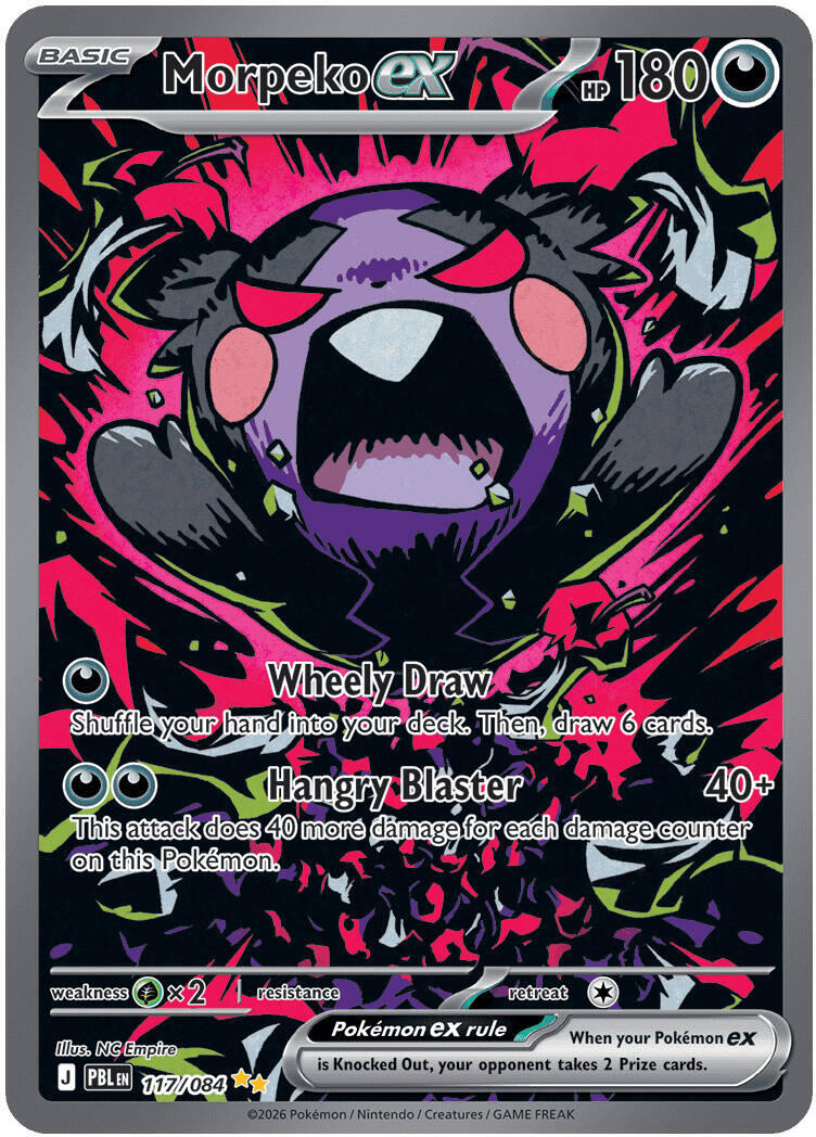 Morpeko ex (117/084) [Mega Evolution: Pitch Black] | Chromatic Games