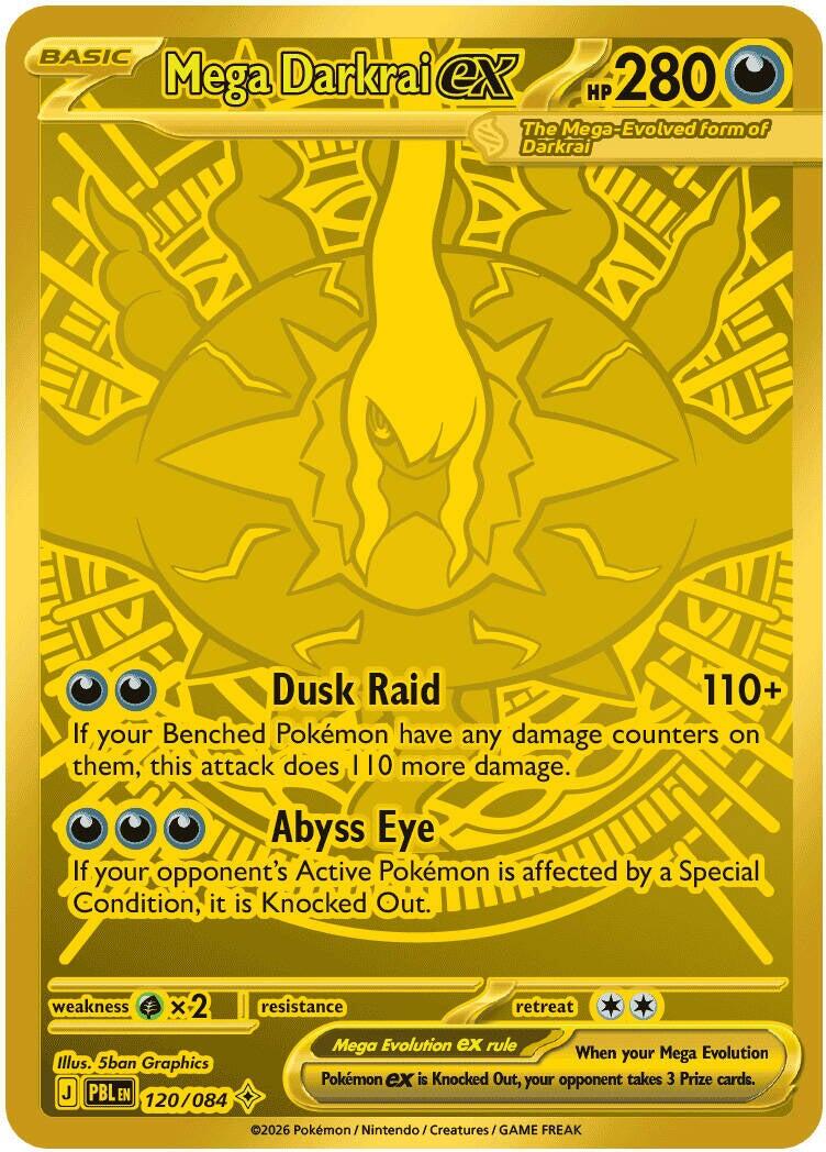 Mega Darkrai ex (120/084) [Mega Evolution: Pitch Black] | Chromatic Games