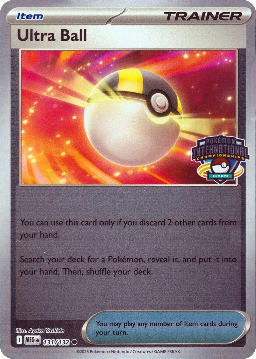 Ultra Ball (131/132) (European International Championship) [League & Championship Cards] | Chromatic Games