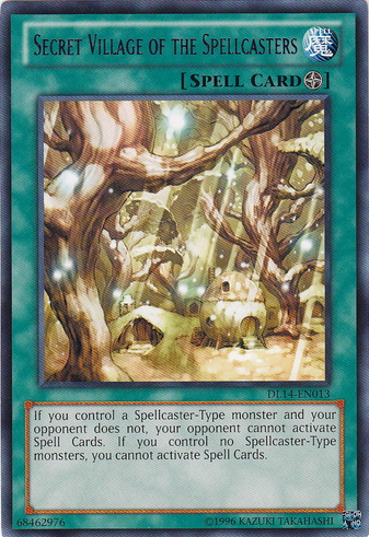 Secret Village of the Spellcasters (Blue) [DL14-EN013] Rare | Chromatic Games