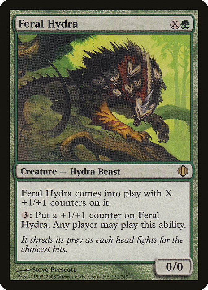 Feral Hydra (Oversized) [Oversize Cards] | Chromatic Games