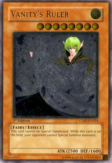 Vanity's Ruler [CDIP-EN024] Ultimate Rare | Chromatic Games
