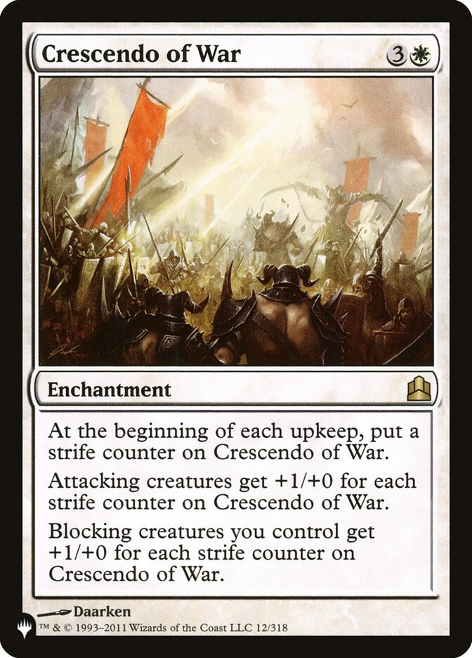 Crescendo of War [The List] | Chromatic Games