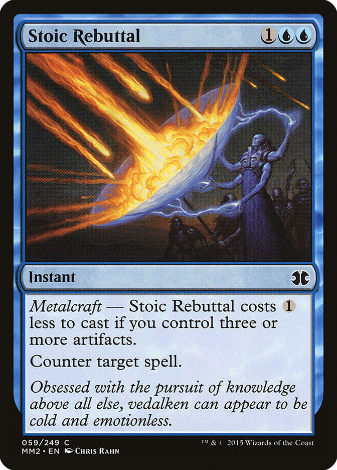 Stoic Rebuttal 59 (Modern Masters 2015)  - Foil | Chromatic Games