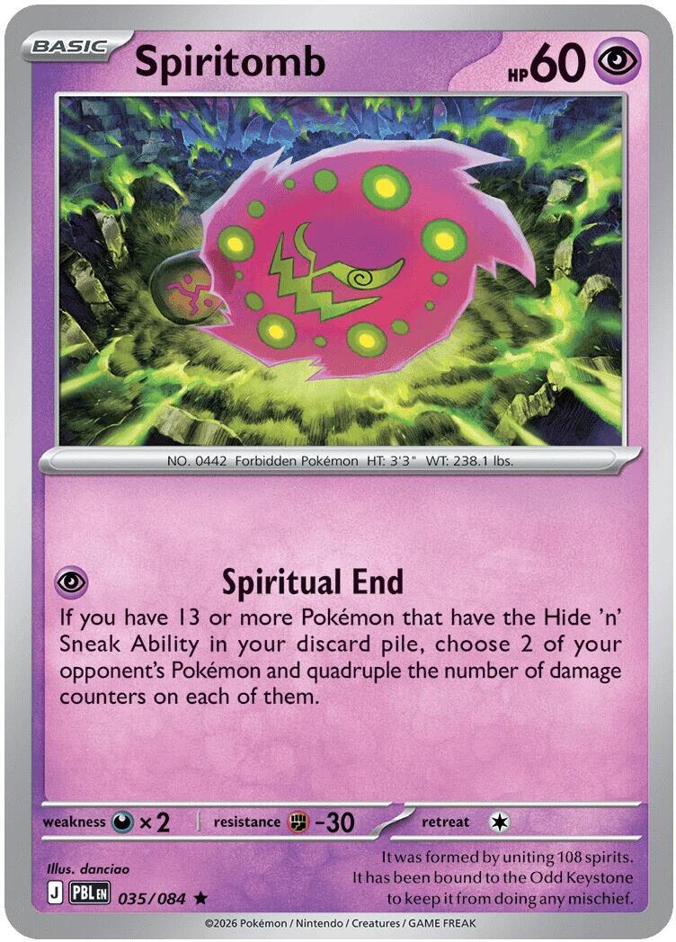 Spiritomb (035/084) (Deck Exclusive) [Mega Evolution: Pitch Black] | Chromatic Games