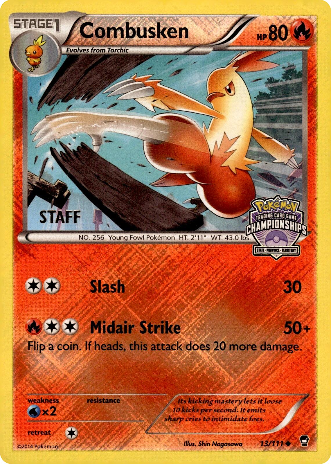 Combusken (13/111) (State Championships) [Staff] [League & Championship Cards] | Chromatic Games