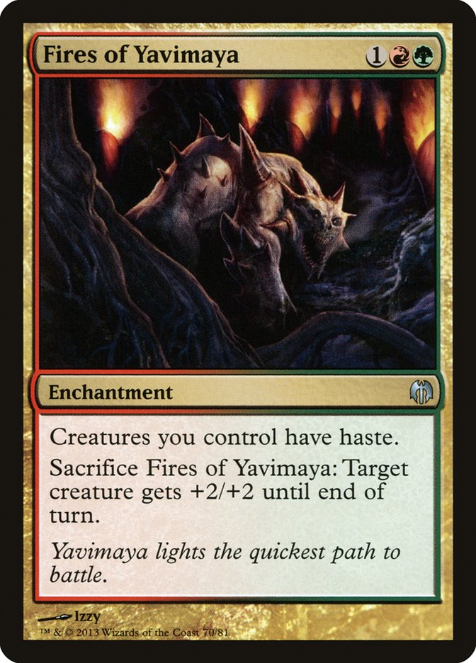 Fires of Yavimaya [Duel Decks: Heroes vs. Monsters] | Chromatic Games