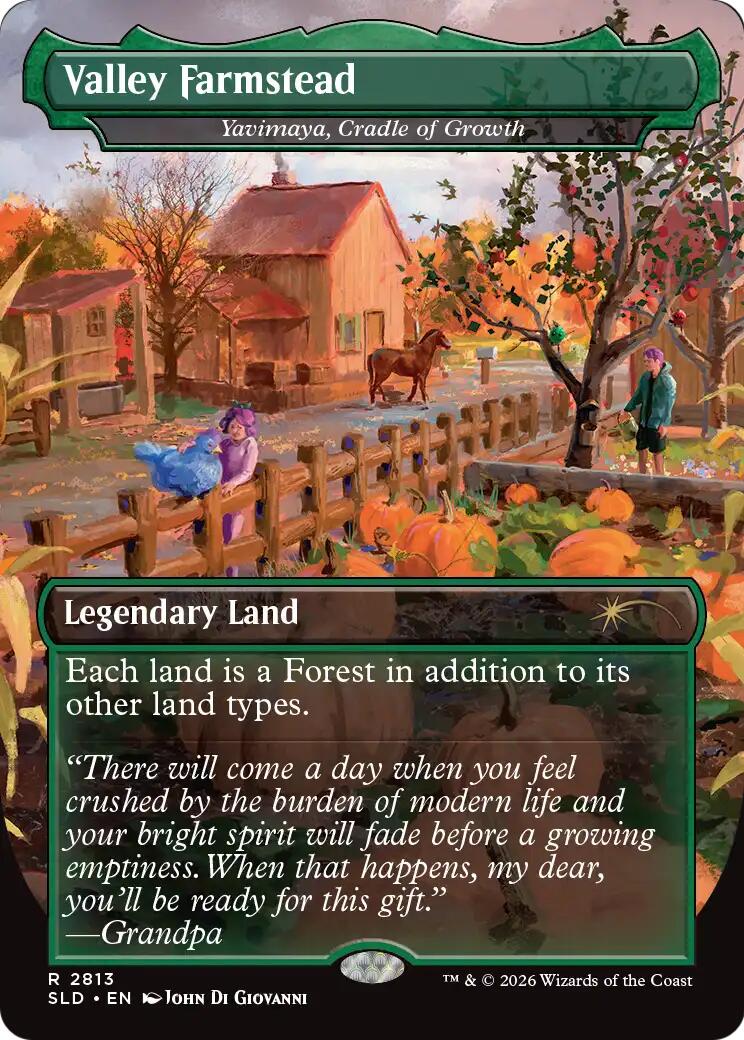 Valley Farmstead - Yavimaya, Cradle of Growth [Secret Lair Drop Series] | Chromatic Games