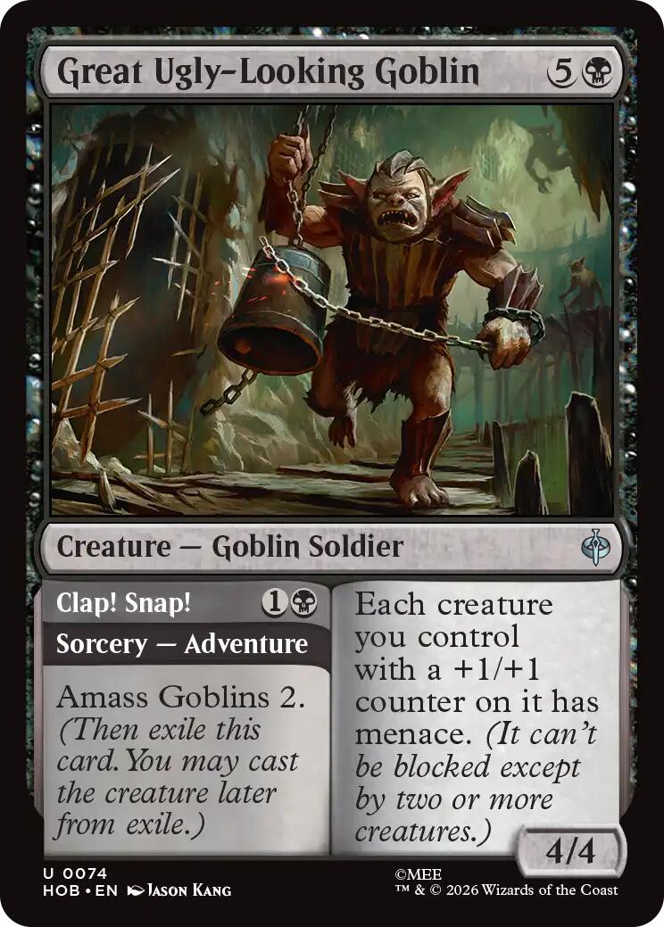 Great Ugly-Looking Goblin (Showcase) (Surge Foil) [The Hobbit] | Chromatic Games