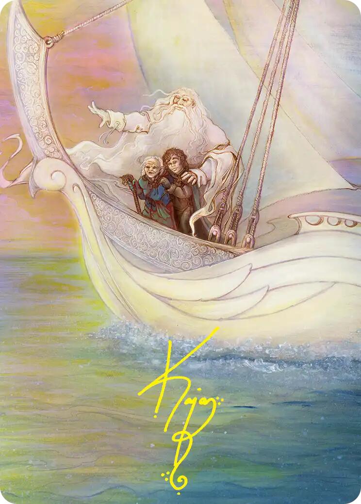 Dawn of a New Age Art Card (Gold-Stamped Signature) [The Hobbit Art Series] | Chromatic Games