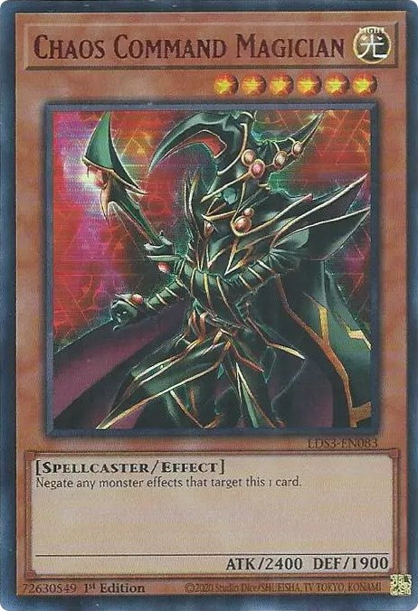 Chaos Command Magician (Red) [LDS3-EN083] Ultra Rare | Chromatic Games