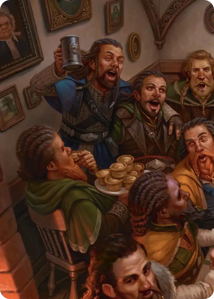 Fili and Kili, Joyous Art Card (1/12) [The Hobbit Art Series] | Chromatic Games
