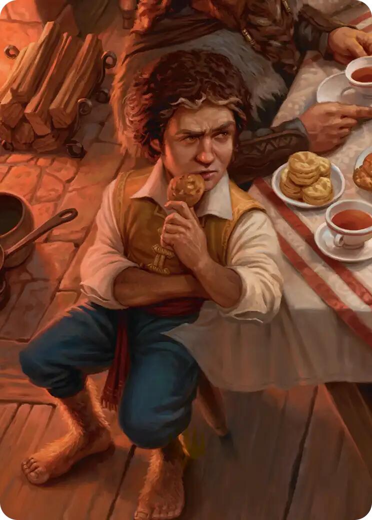 Bilbo, Fellow Conspirator Art Card (4/12) [The Hobbit Art Series] | Chromatic Games