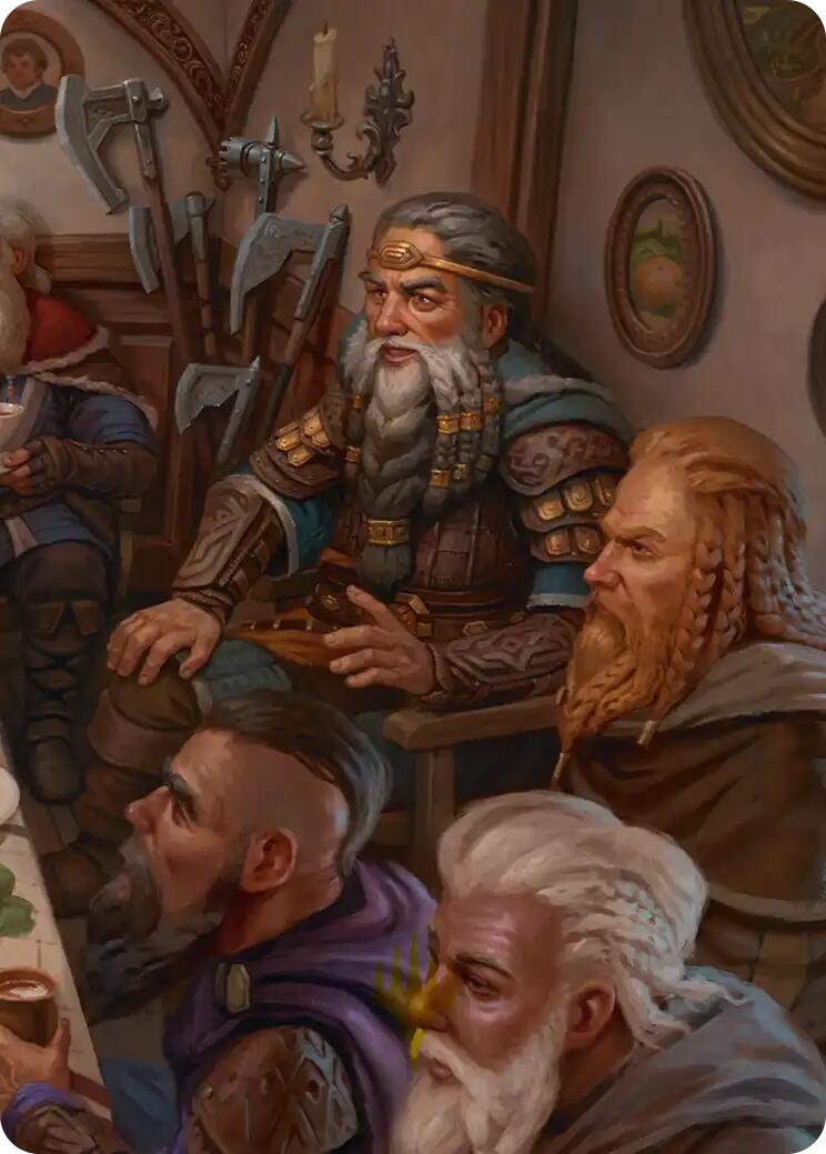 Thorin, King of Durin's Folk Art Card (3/12) [The Hobbit Art Series] | Chromatic Games