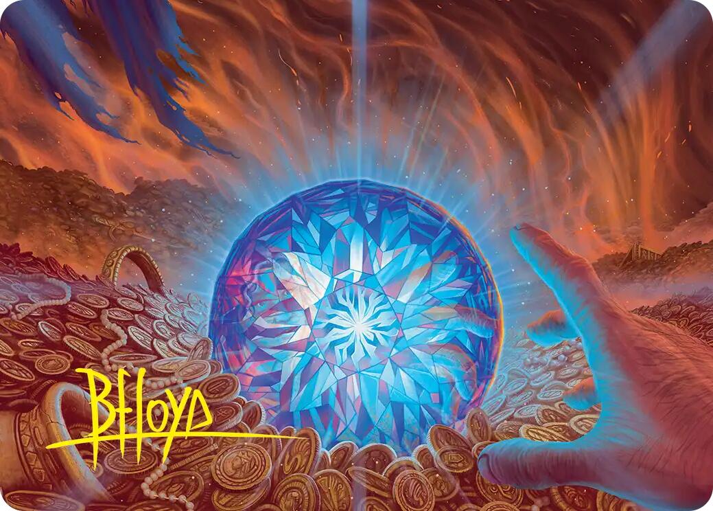 The Arkenstone Art Card (Gold-Stamped Signature) [The Hobbit Art Series] | Chromatic Games