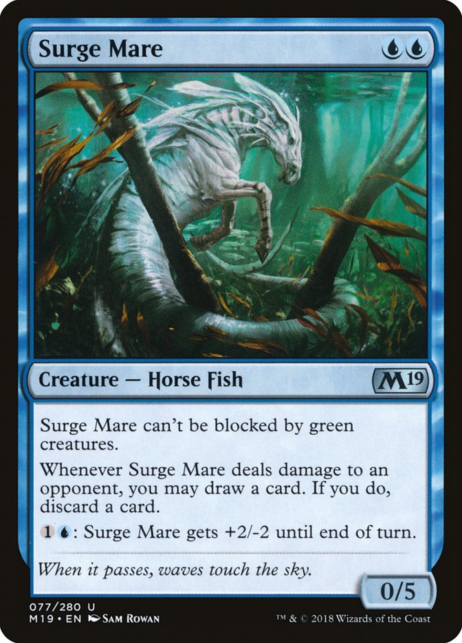Surge Mare 77/280 (Core Set 2019)  | Chromatic Games