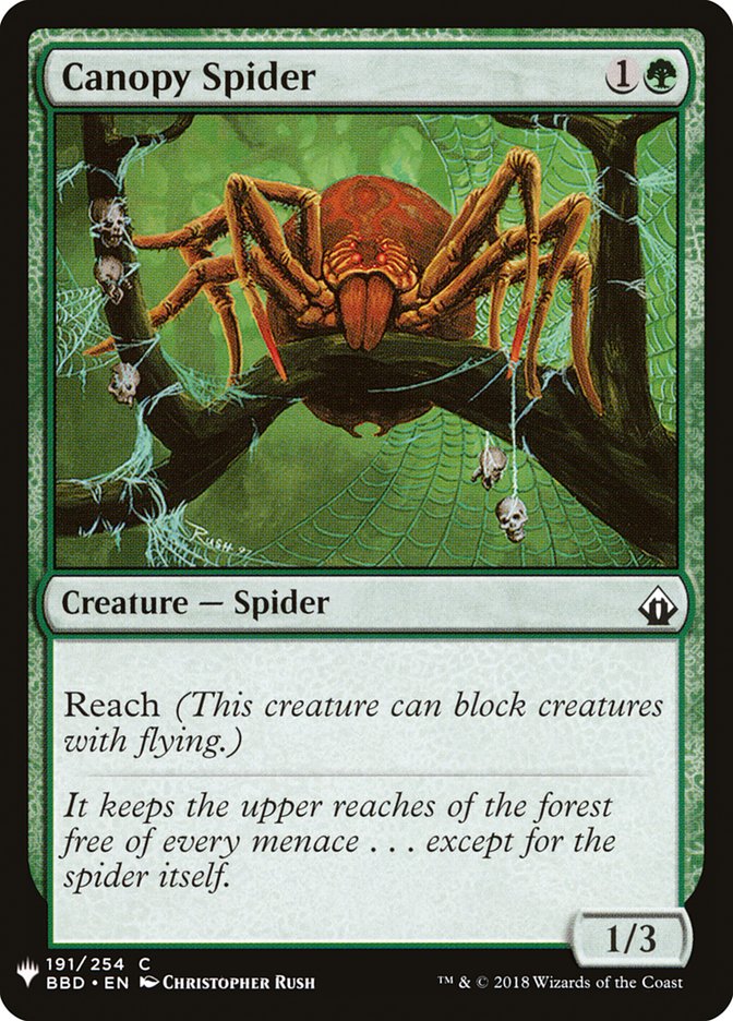 Canopy Spider [Mystery Booster] | Chromatic Games