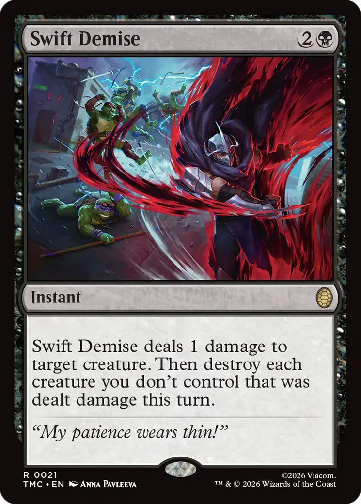Swift Demise [Teenage Mutant Ninja Turtles Commander] | Chromatic Games
