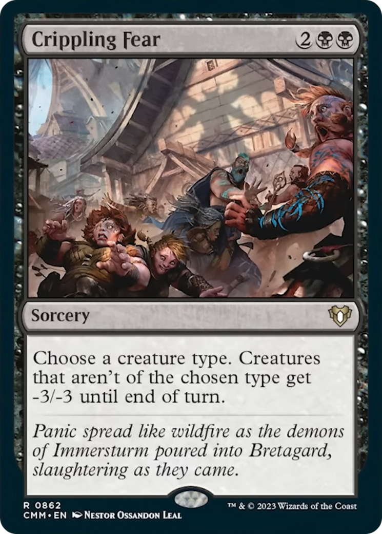 Crippling Fear [Commander Masters] | Chromatic Games