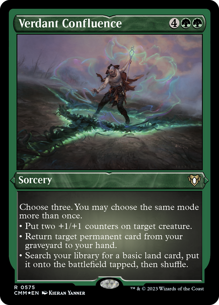 Verdant Confluence (Foil Etched) [Commander Masters] | Chromatic Games