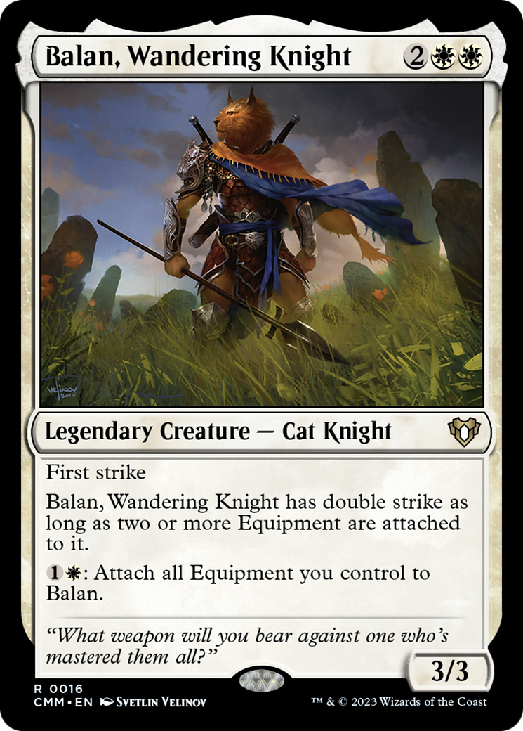 Balan, Wandering Knight [Commander Masters] | Chromatic Games