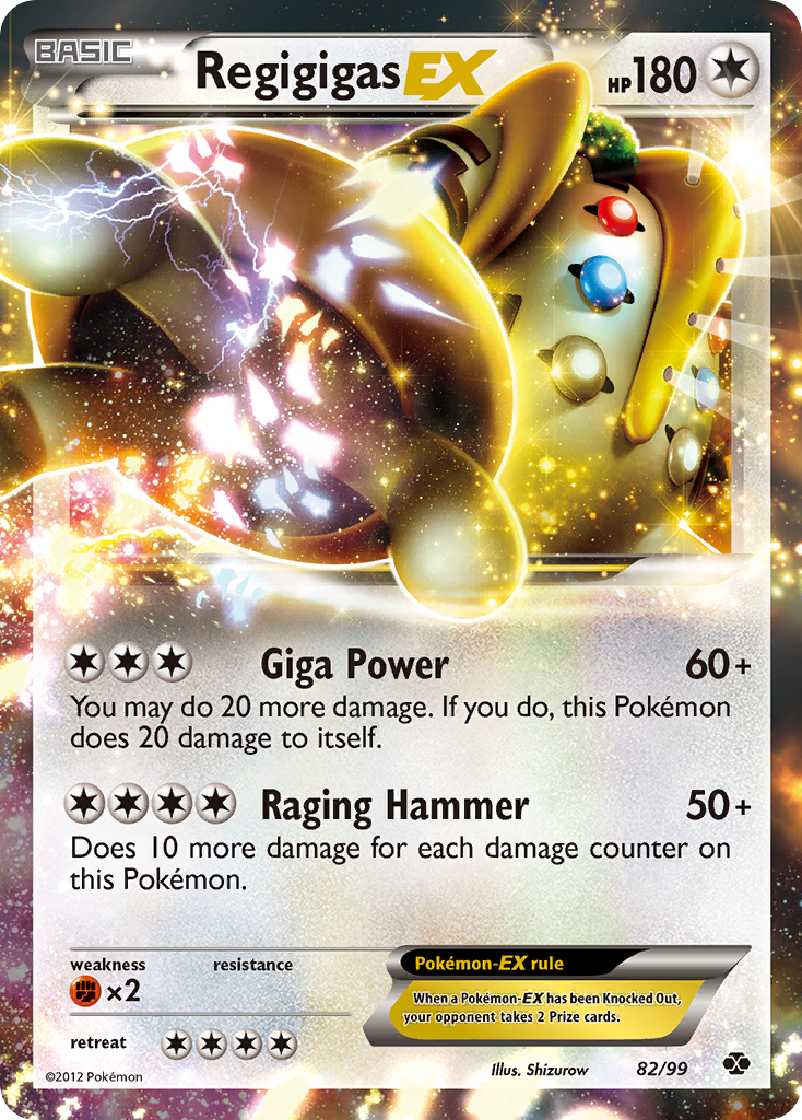 Regigigas EX (82/99) [Black & White: Next Destinies] | Chromatic Games
