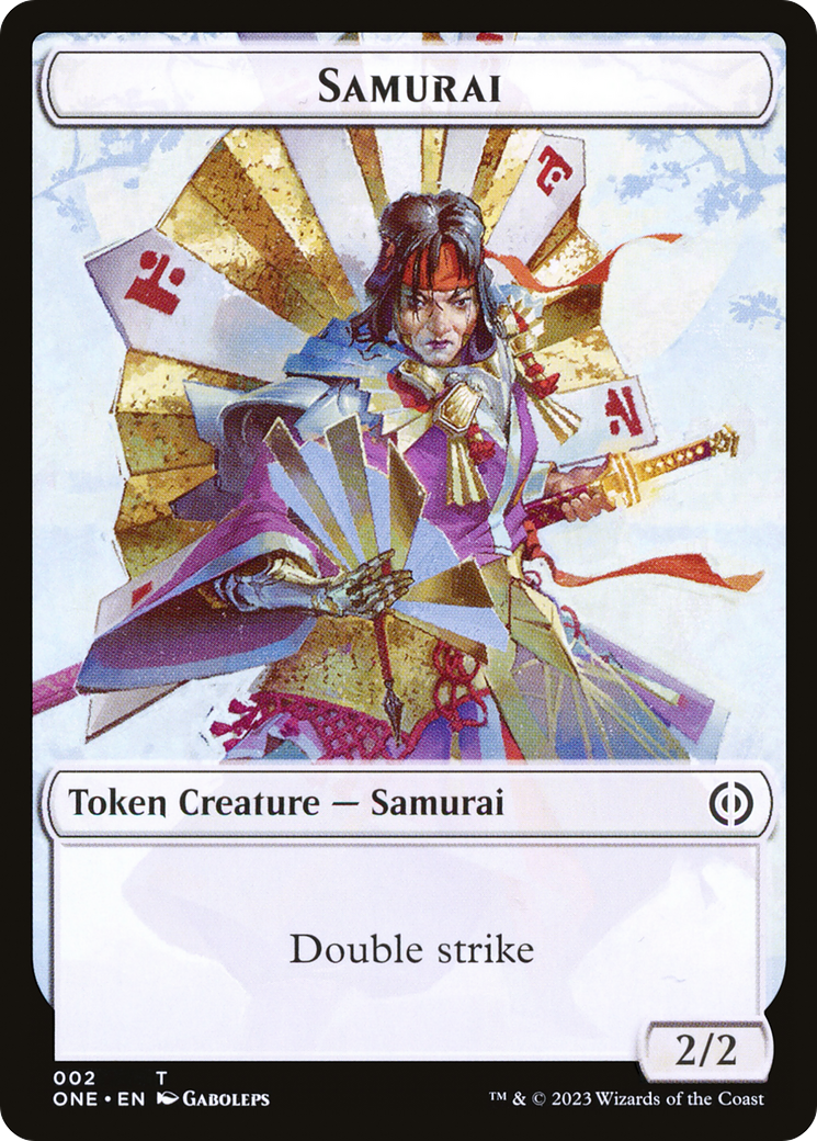 Samurai Token [Phyrexia: All Will Be One Tokens] | Chromatic Games